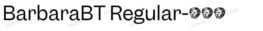 BarbaraBT Regular字体转换